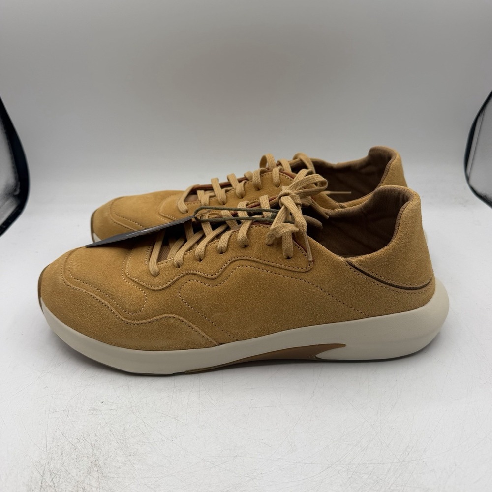OluKai Koheo Shoes Mens Sz 10.5 Golden Sand Tan Casual Sneakers 10525-GSGS NWT - Picture 5 of 10